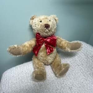 2002 Bialosky Bears 100th Anniversary Jointed Plush Teddy Bear with Red Velvet B